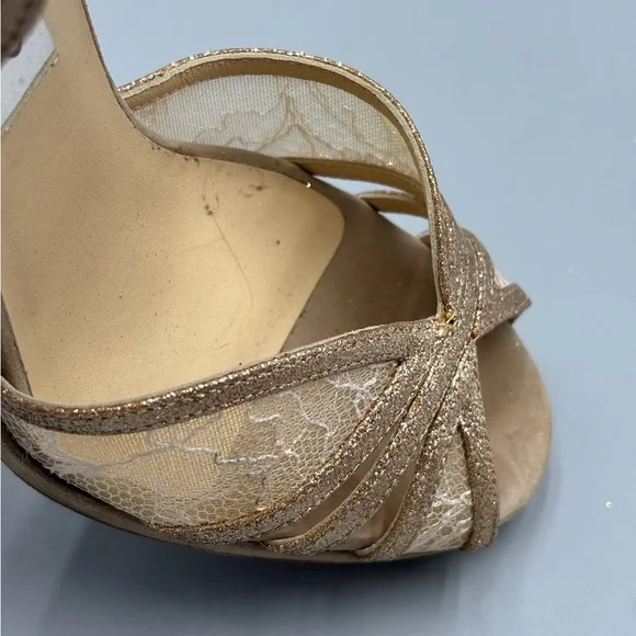 Jimmy Choo laced pattern D’Orsay high heels - size 37 - Picture 9 of 16